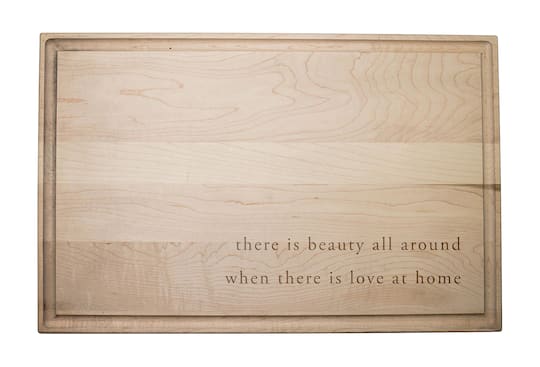 17" Beauty All Around Maple Cutting Board
